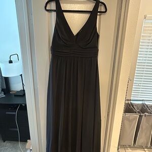 Lulu's Classic Black Maxi Dress
